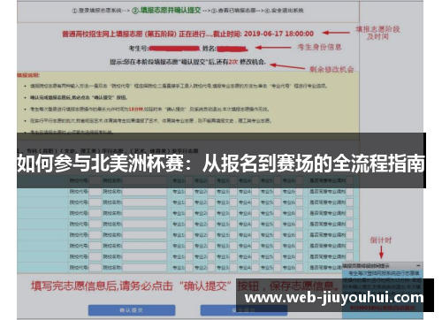 如何参与北美洲杯赛：从报名到赛场的全流程指南